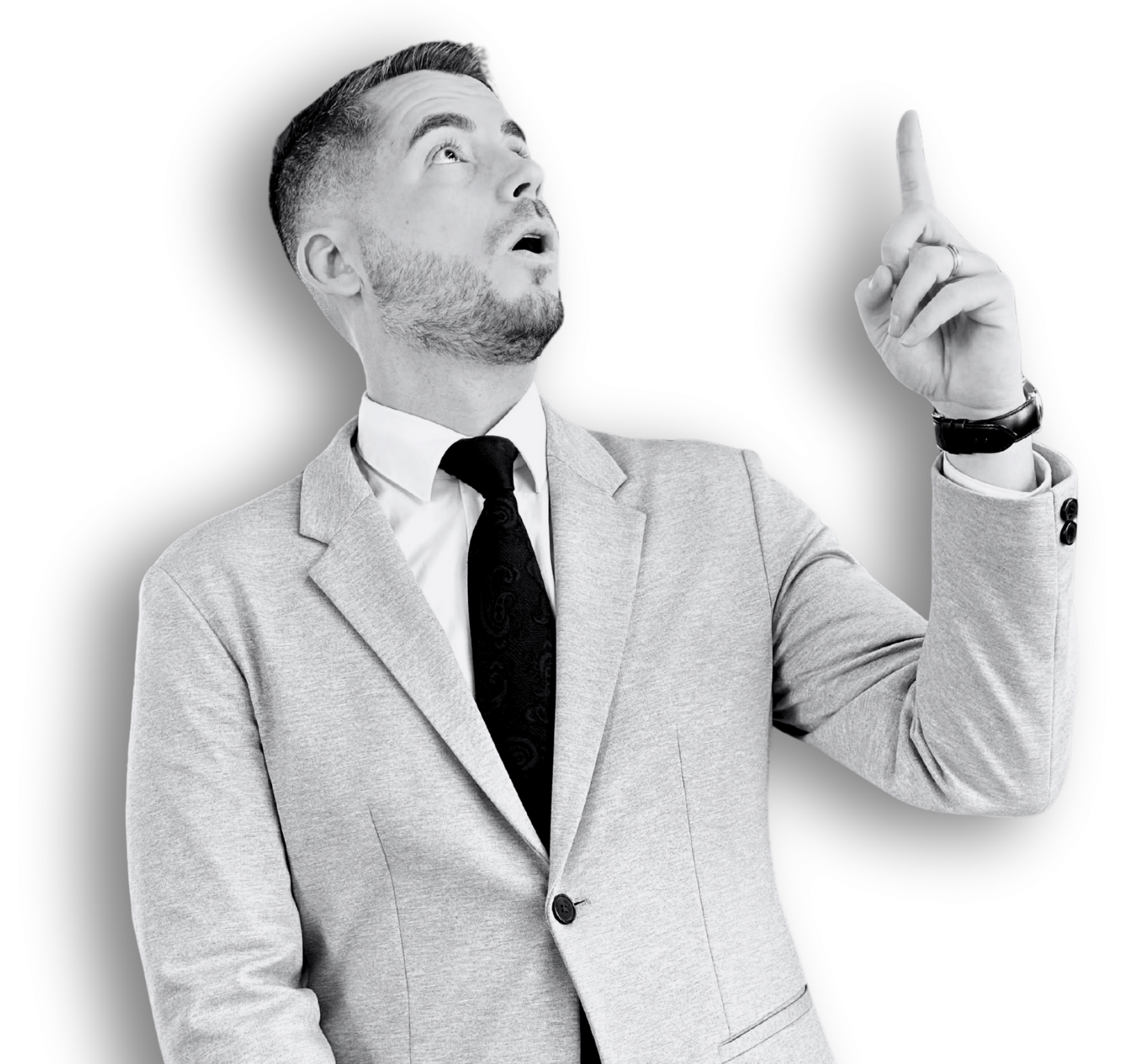 Man Pointing