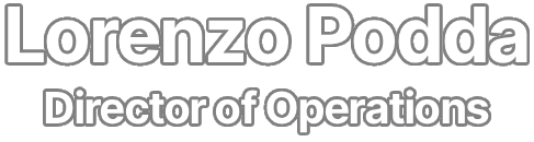 Lorenzo Podda Director of Operations